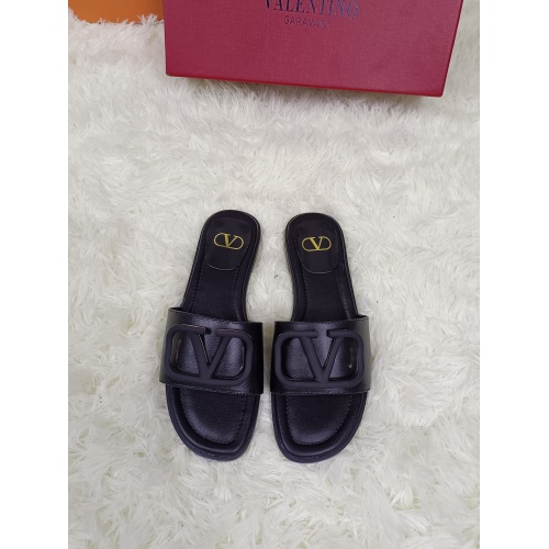 Replica Valentino Slippers For Women #942647 $64.00 USD for Wholesale