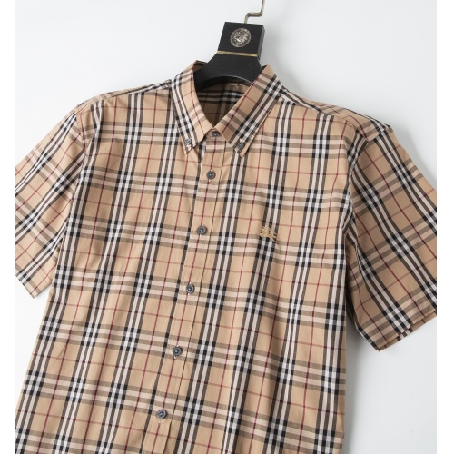 Replica Burberry Shirts Short Sleeved For Men #947933 $32.00 USD for Wholesale