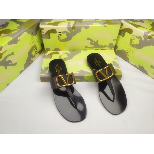 Replica Valentino Slippers For Women #949729 $41.00 USD for Wholesale