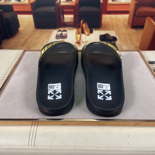 Replica Off-White Slippers For Men #956182 $42.00 USD for Wholesale