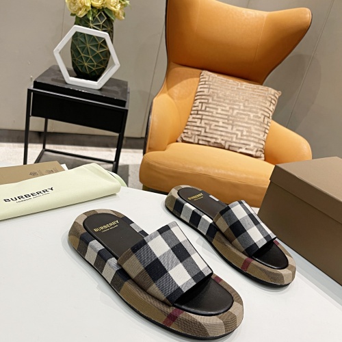 Replica Burberry Slippers For Women #959390 $72.00 USD for Wholesale