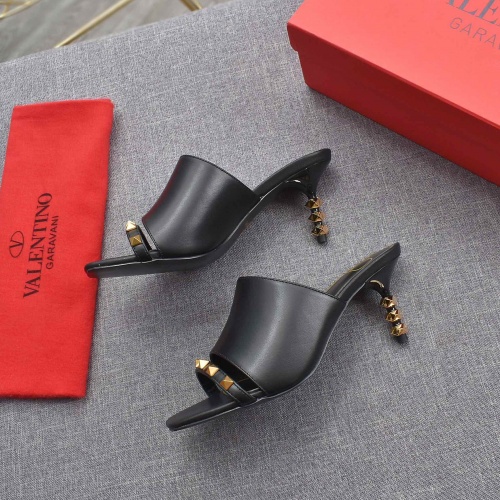 Replica Valentino Slippers For Women #962122 $80.00 USD for Wholesale