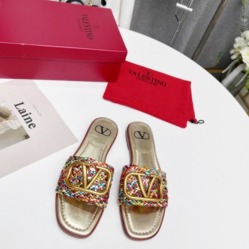 Replica Valentino Slippers For Women #965984 $68.00 USD for Wholesale