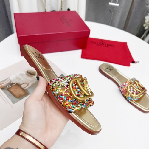 Replica Valentino Slippers For Women #965984 $68.00 USD for Wholesale