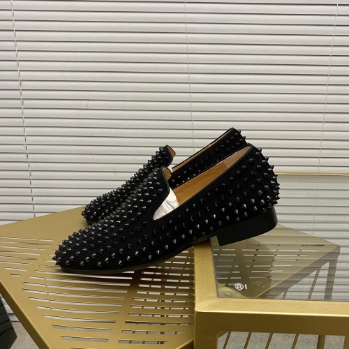 Replica Christian Louboutin Leather Shoes For Men #968479 $85.00 USD for Wholesale