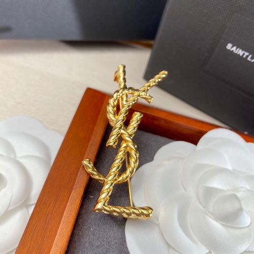 Replica Yves Saint Laurent Brooches For Women #975229 $32.00 USD for Wholesale