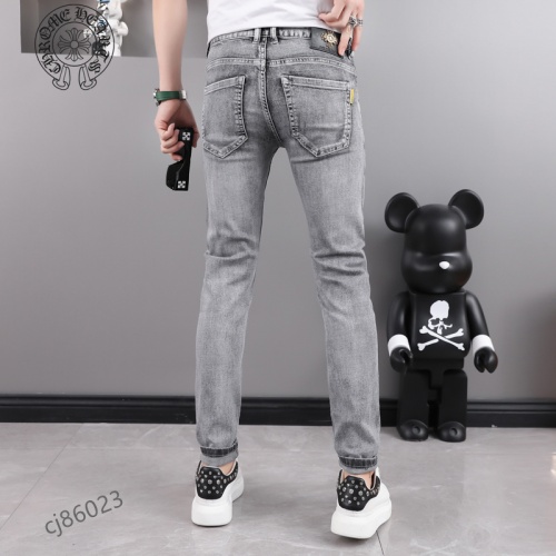 Replica Chrome Hearts Jeans For Men #975909 $48.00 USD for Wholesale