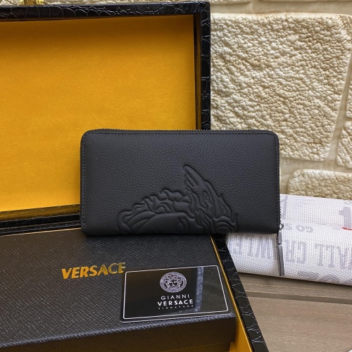 Replica Versace AAA Man Wallets #977219 $45.00 USD for Wholesale