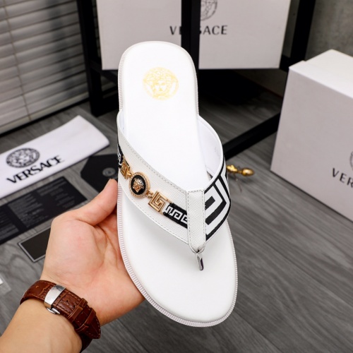 Replica Versace Slippers For Men #988507 $42.00 USD for Wholesale