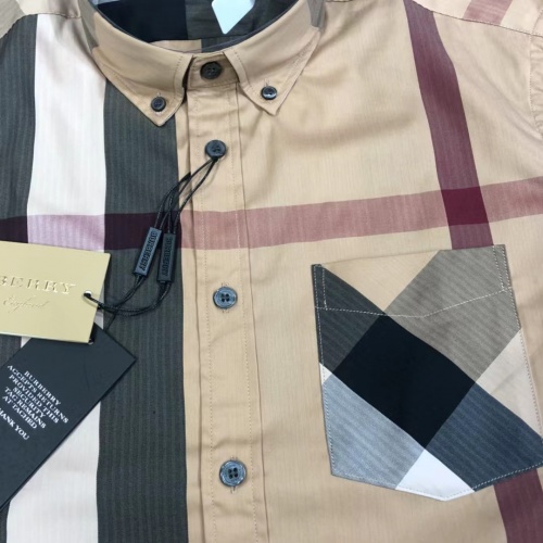 Replica Burberry Shirts Long Sleeved For Men #1009110 $64.00 USD for Wholesale