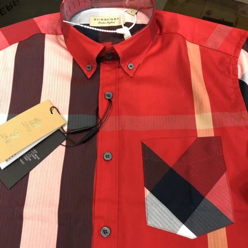 Replica Burberry Shirts Long Sleeved For Men #1009117 $64.00 USD for Wholesale