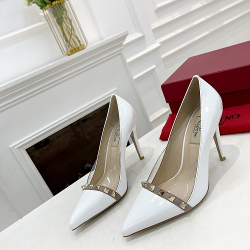 Valentino High-Heeled Shoes For Women #1011987, $98.00 USD, [ITEM#1011987], Valentino High-Heeled Shoes