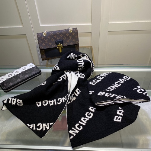 Replica Balenciaga Wool Hats & Scarf Set #1029172 $52.00 USD for Wholesale