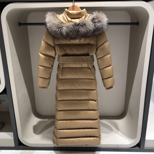 Replica Moncler Down Feather Coat Long Sleeved For Women #1032058 $314.05 USD for Wholesale