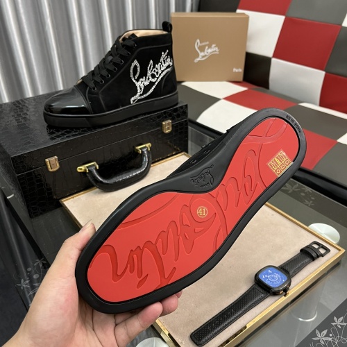 Replica Christian Louboutin High Top Shoes For Men #1038349 $82.00 USD for Wholesale