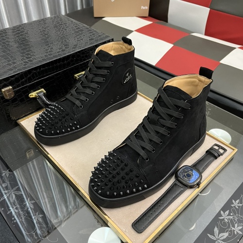 Christian Louboutin High Top Shoes For Men #1038350