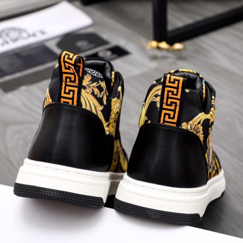 Replica Versace High Tops Shoes For Men #1038867 $76.00 USD for Wholesale