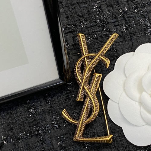 Replica Yves Saint Laurent Brooches #1041517 $36.00 USD for Wholesale