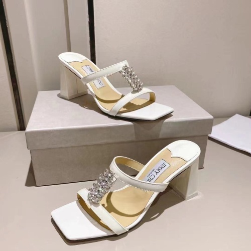 Replica Jimmy Choo Slippers For Women #1042859 $102.00 USD for Wholesale