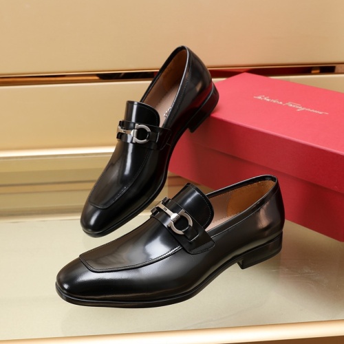 Salvatore Ferragamo Leather Shoes For Men #1050157, $125.00 USD, [ITEM#1050157], Salvatore Ferragamo Leather Shoes