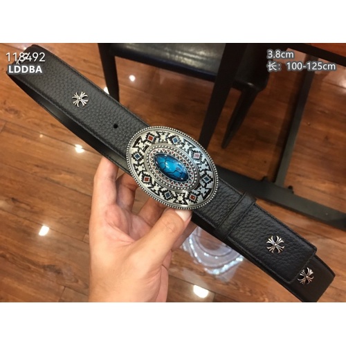 Replica Chrome Hearts AAA Quality Belts For Men #1053059 $82.00 USD for Wholesale