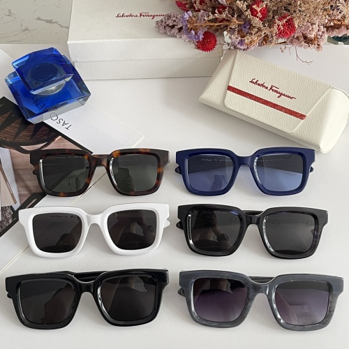 Replica Salvatore Ferragamo AAA Quality Sunglasses #1062302 $64.00 USD for Wholesale