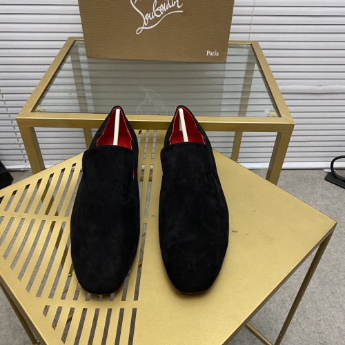 Replica Christian Louboutin Leather Shoes For Women #1065343 $85.00 USD for Wholesale