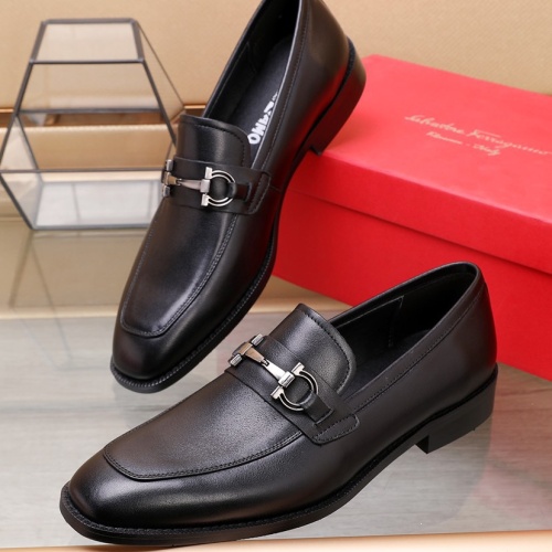 Salvatore Ferragamo Leather Shoes For Men #1070458, $88.00 USD, [ITEM#1070458], Salvatore Ferragamo Leather Shoes