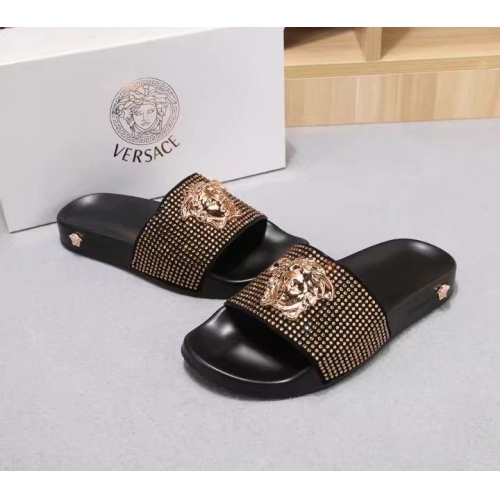 Replica Versace Slippers For Women #1070922 $48.00 USD for Wholesale