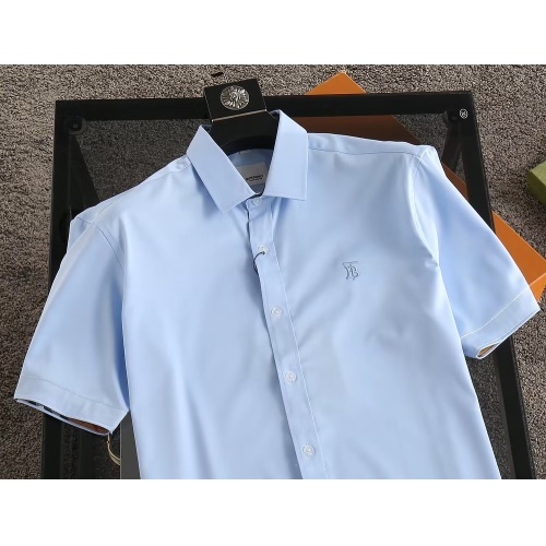 Replica Burberry Shirts Short Sleeved For Men #1073236 $38.00 USD for Wholesale