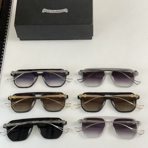 Replica Chrome Hearts AAA Quality Sunglasses #1073673 $68.00 USD for Wholesale