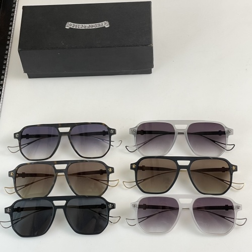 Replica Chrome Hearts AAA Quality Sunglasses #1073674 $68.00 USD for Wholesale