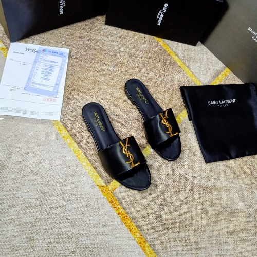 Replica Yves Saint Laurent YSL Slippers For Women #1075073 $52.00 USD for Wholesale