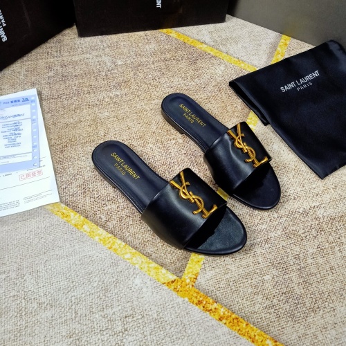 Replica Yves Saint Laurent YSL Slippers For Women #1075073 $52.00 USD for Wholesale