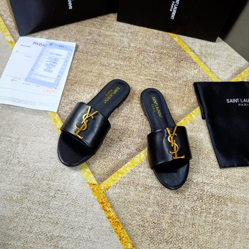 Replica Yves Saint Laurent YSL Slippers For Women #1075073 $52.00 USD for Wholesale