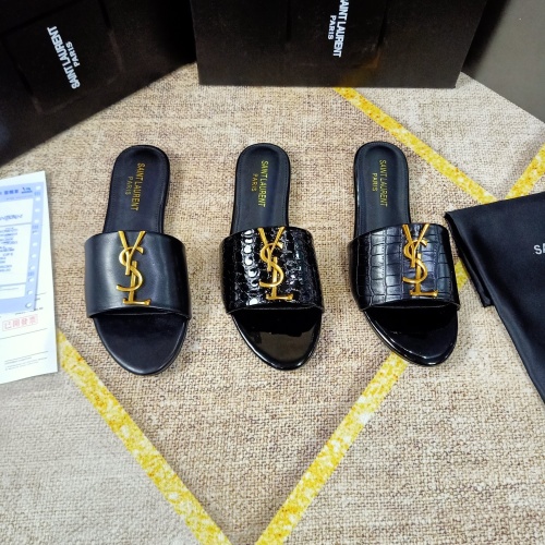 Replica Yves Saint Laurent YSL Slippers For Women #1075074 $52.00 USD for Wholesale