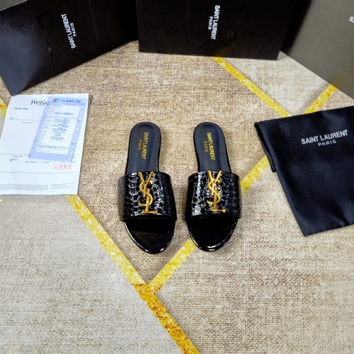 Replica Yves Saint Laurent YSL Slippers For Women #1075075 $52.00 USD for Wholesale