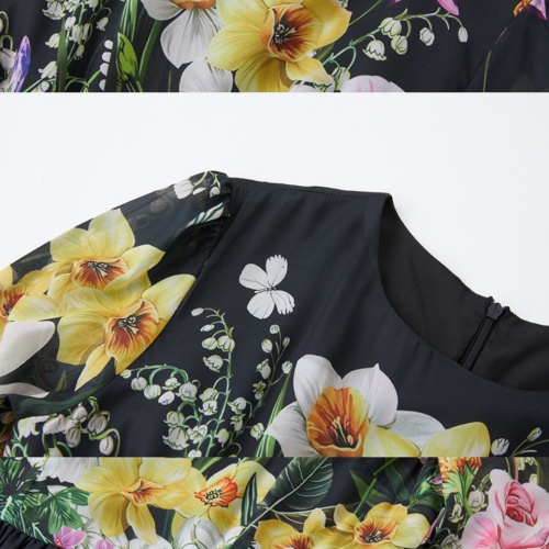 Replica Dolce & Gabbana Dresses Short Sleeved For Women #1078258 $64.00 USD for Wholesale