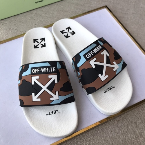 Replica Off-White Slippers For Women #1094180 $42.00 USD for Wholesale