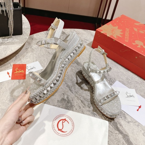 Replica Christian Louboutin Sandal For Women #1096958 $96.00 USD for Wholesale