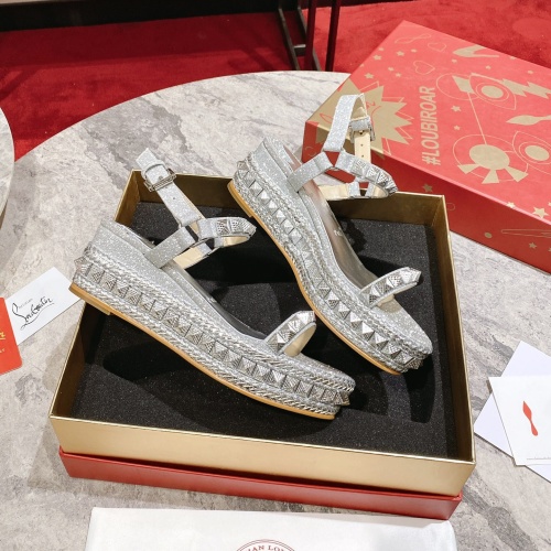 Replica Christian Louboutin Sandal For Women #1096958 $96.00 USD for Wholesale