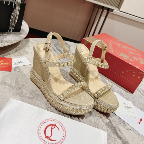 Replica Christian Louboutin Sandal For Women #1097010 $98.00 USD for Wholesale