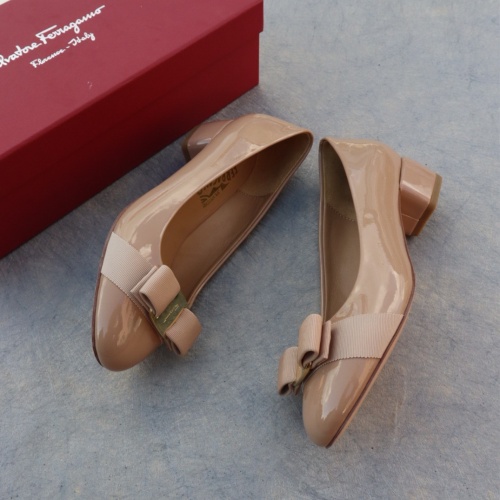 Replica Salvatore Ferragamo Flat Shoes For Women #1099052 $96.00 USD for Wholesale