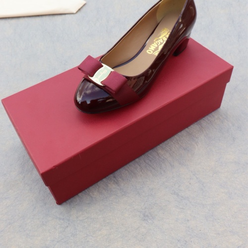 Replica Salvatore Ferragamo Flat Shoes For Women #1099057 $96.00 USD for Wholesale