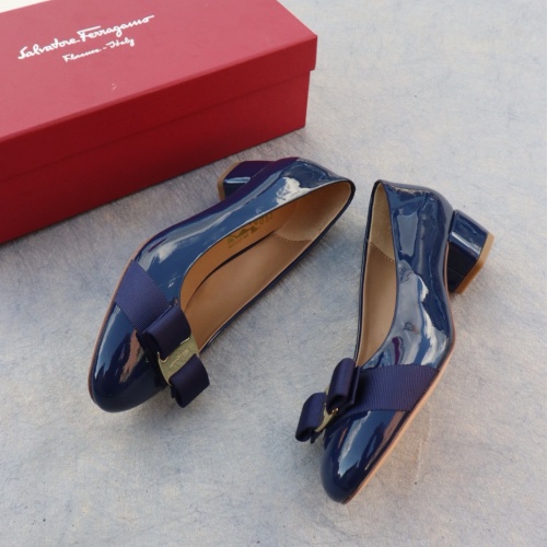 Replica Salvatore Ferragamo Flat Shoes For Women #1099058 $96.00 USD for Wholesale