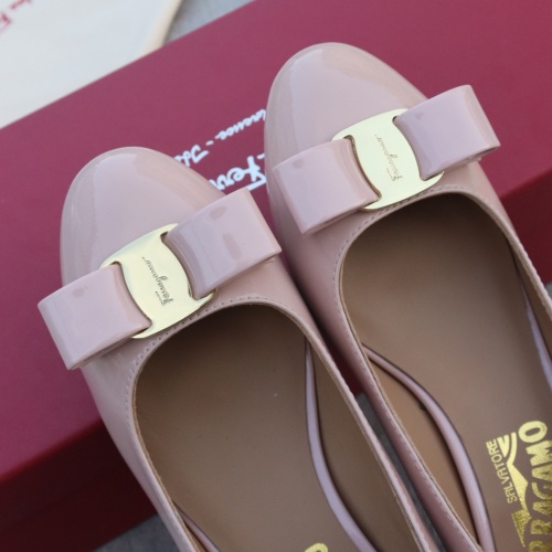 Replica Salvatore Ferragamo Flat Shoes For Women #1099061 $96.00 USD for Wholesale