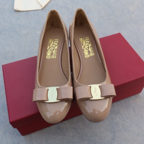 Replica Salvatore Ferragamo Flat Shoes For Women #1099062 $96.00 USD for Wholesale