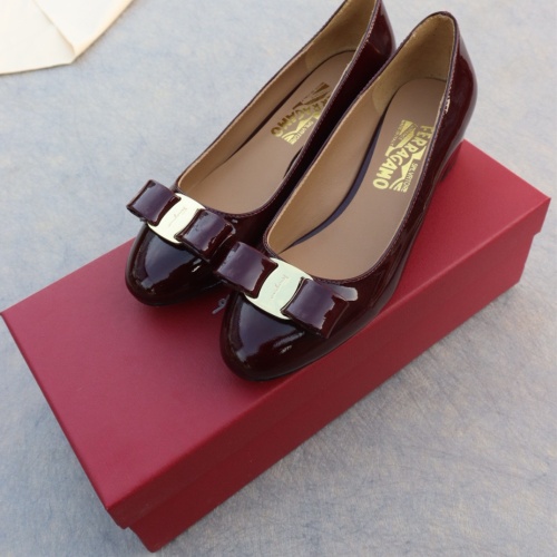 Replica Salvatore Ferragamo Flat Shoes For Women #1099067 $96.00 USD for Wholesale