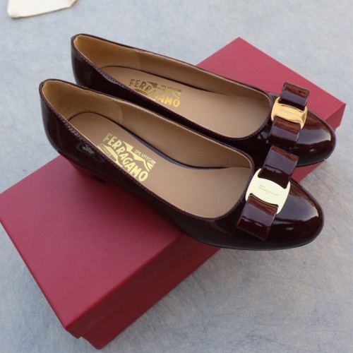 Replica Salvatore Ferragamo Flat Shoes For Women #1099067 $96.00 USD for Wholesale