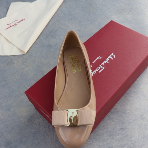 Replica Salvatore Ferragamo Flat Shoes For Women #1099072 $96.00 USD for Wholesale